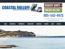 Tablet Screenshot of coastalrolloff.com